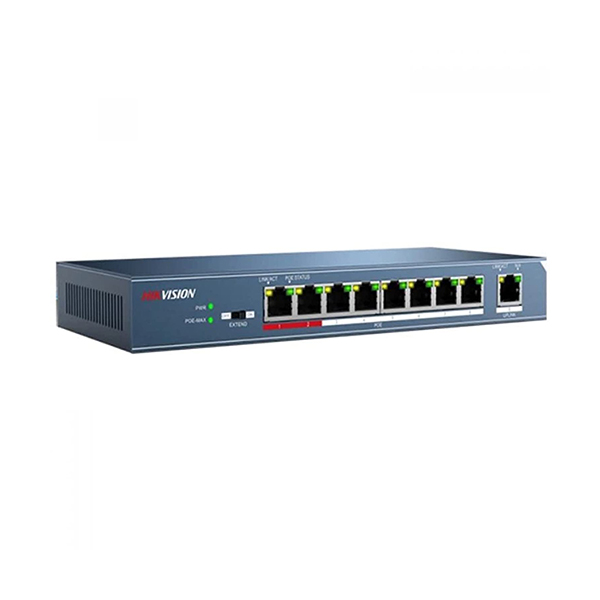 Hikvision 8-Port 100 Mbps Unmanaged PoE Switch