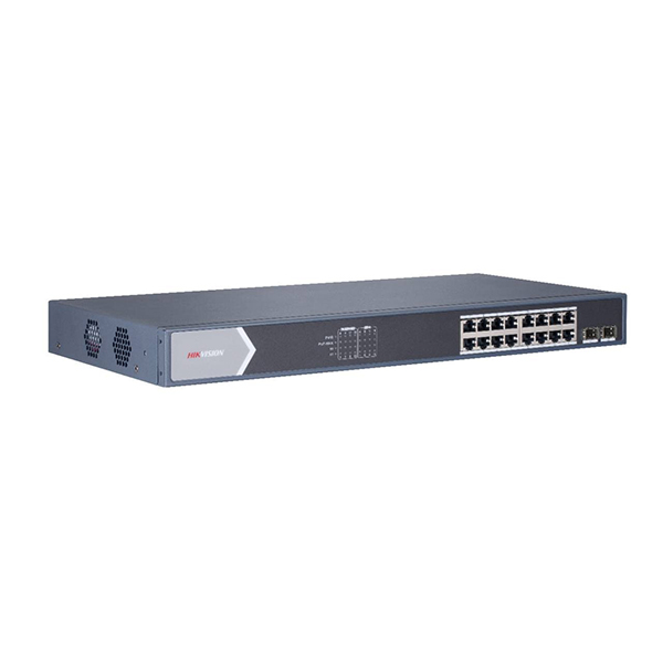 HIKVISION 16-Port Gigabit Unmanaged PoE Switch